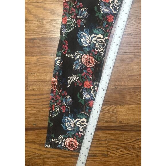 Pilcro And The Letter Press Jeans Womens 25 Floral Print Mid Rise Skinny - Picture 5 of 8